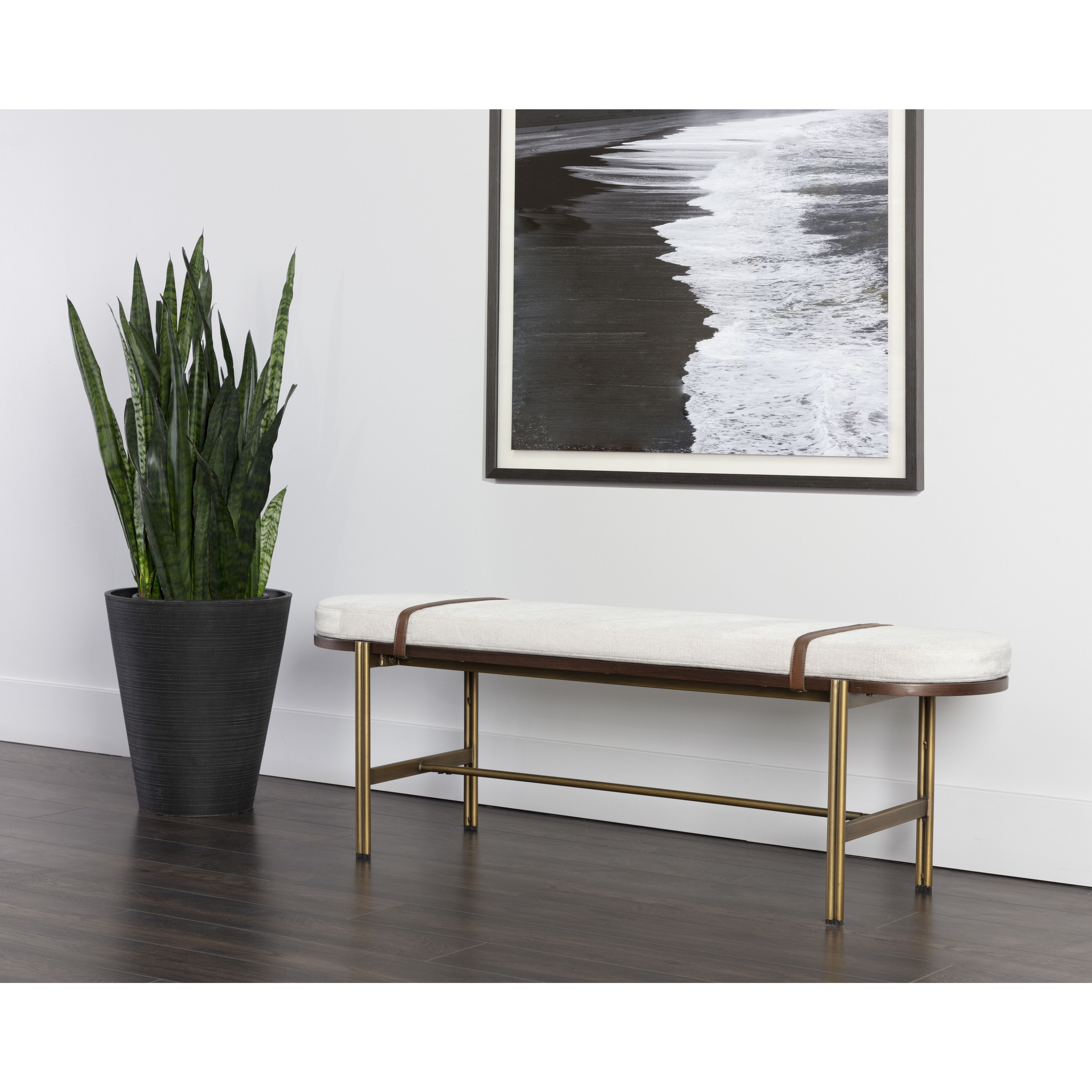 Elaine Polo Club Muslin Bench